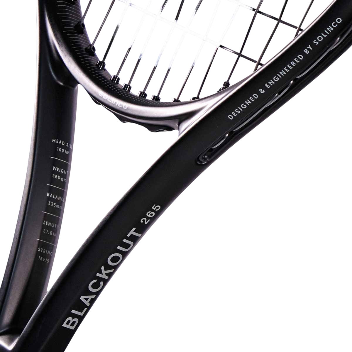 Solinco Blackout V1 265 Racquet