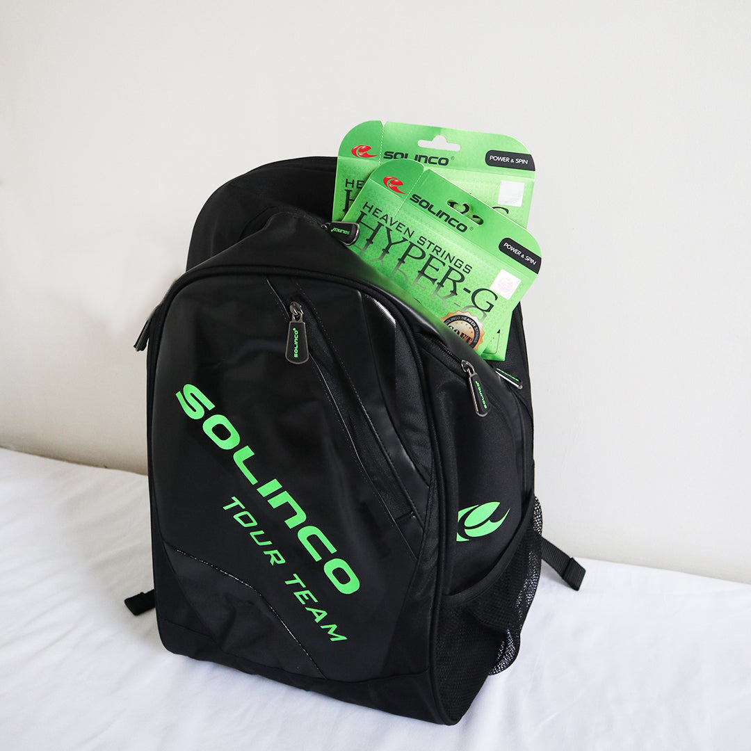 Tour Backpack Black/N. Green